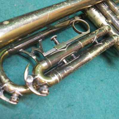 King Liberty Trumpet Bb/A 1945 - Reconditioned - Original Case & King M18 MP image 12