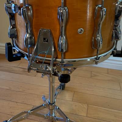 Slingerland (8x14) Magnum Snare Drum Slingerland 1970's - Maple Wood Finish image 5