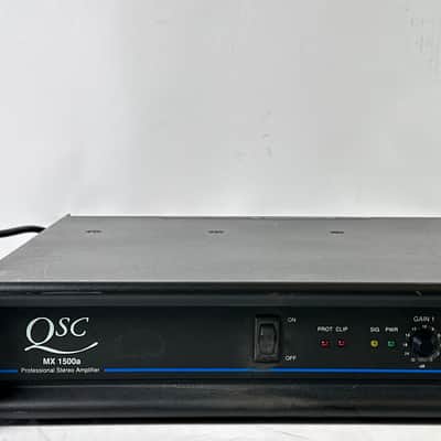 2-RU Rack Mount QSC MX1500A MX-1500A Professional Power Amplifier 400 WPC image 4