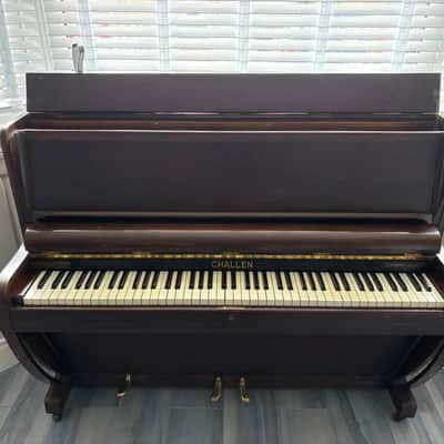 Challen Mandolin Rain Piano 1940's - Mahogany image 3