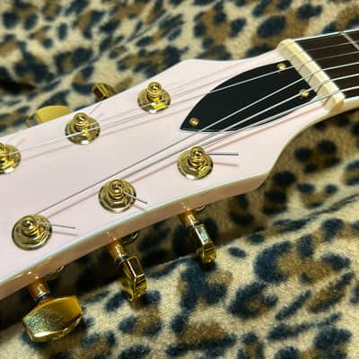 Gretsch G5230T Electromatic Jet Limited Edition - Shell Pink - Gold Hardware Upgrades Locking Tuners Hardshell Case image 5
