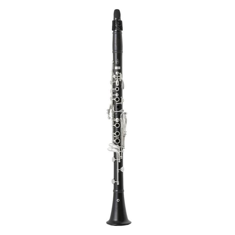 F. Arthur Uebel Superior II Bb Clarinet, Eb Lever Grenadilla Wood, Carbon Rings, Silver-plated Key
