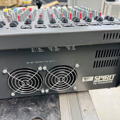 Soundcraft Spirit Powerstation 1200 12 CH Mixer w/Effects & Padded Case WORKING image 14