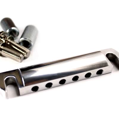 Peters lap steel bender bridge w/ studs, solid aluminum stop tailpiece, made in USA image 2