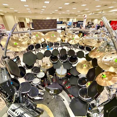 Simmons SDS-9 4 piece drum pad set custom painted image 16