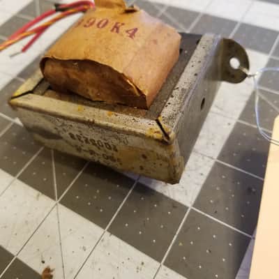 Unknown 390-K-4 390K4 Transformer 10-0-10 V Vintage Power Tested Tube Amp Project 1962 image 3