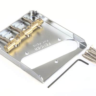 Genuine Fender USA Telecaster® Bridge w/Compensated/Staggered Saddles-Tele image 1