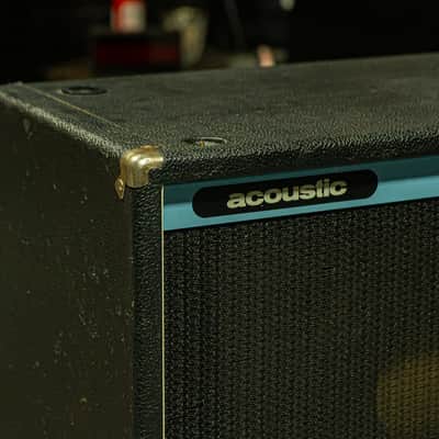 1970s Acoustic 406 2x15” Bass Guitar Speaker Cabinet w/ 200 Watts Power Handling, 4 Ohms Impedance image 2