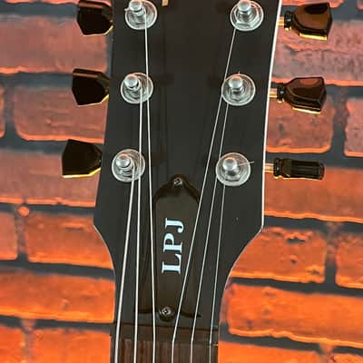 2013 Gibson LPJ Les Paul Electric Guitar - Transparent Whitewash Finish. w/ Gig Bag image 7