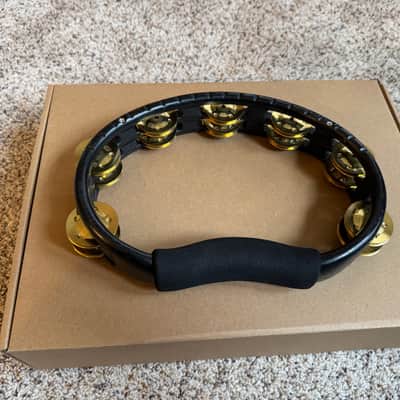 Meinl TMT1B-BK Handheld Tambourine with Brass Jingles 2010s - Black image 2