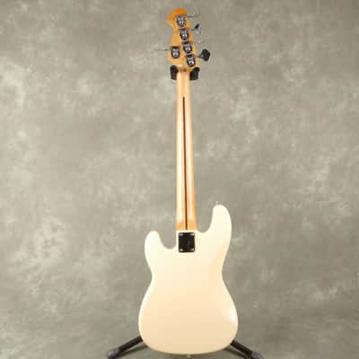 Harley Benton PJ-75 5-String Bass Guitar - White - 2nd Hand image 7