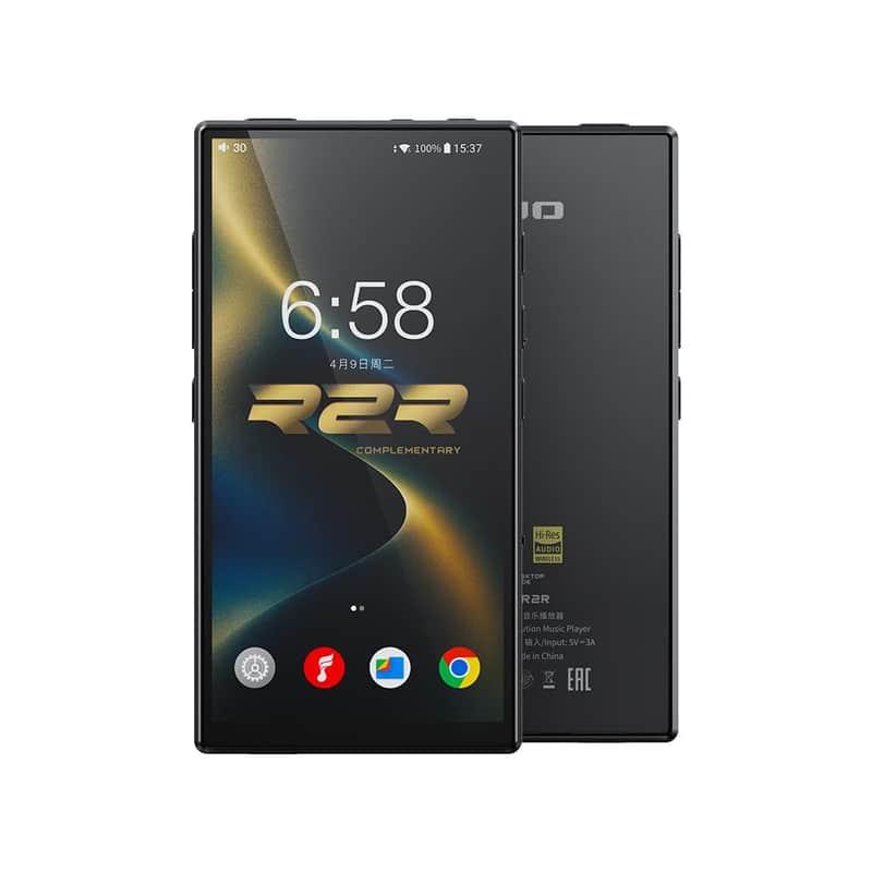 FiiO M33 R2R Portable HiFi Music Player, Snapdragon 680, 8GB RAM + 128GB Storage, True R2R DAC, XMOS XU316 USB Audio, 1100mW Balanced Output, AUTO EQ, 5.5” Full HD Display (Black) image 1