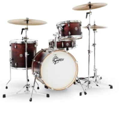 Gretsch Catalina Club 4 Piece Shell Pack (18/12/14/14SN) Satin Antique Fade image 1