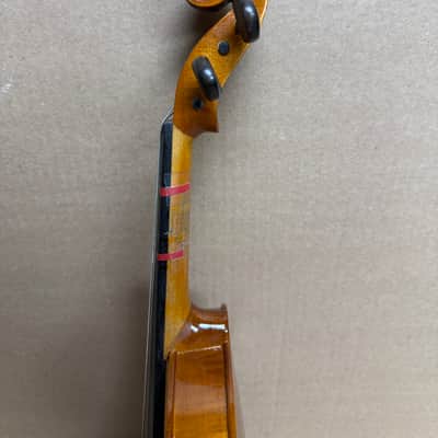 Josef Lorenz Luby (Schönbach) Czechoslovakia 4/4 Size Violin Outfit w/ Bow – Used, Good Condition image 10