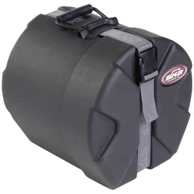 SKB 4" x 14" Snare Case with Padded Interior, D-Shaped Drum Design, and Molded in Feet for Upright Positioning and Stability, Black image 6