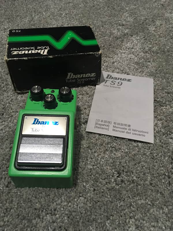 Ibanez TS9 Tube Screamer (Black Label) 1981 Black Label manufactured w/JRC4558D w/original box original manual image 1