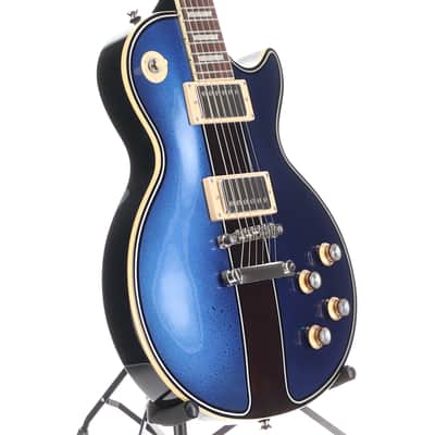 Epiphone Les Paul Standard 60s - Metallic Black with Blue and Burgundy Custom Paint (SR) (9090A) image 2