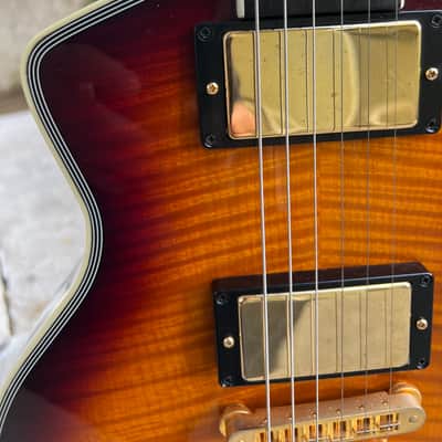 Dean USA 25th Anniversary Gold plated Cadillac 2002 - Amber Burst image 5