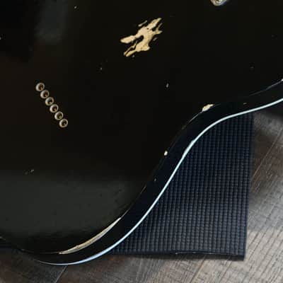 2018 Fender Custom Shop Double Esquire Limited Edition Electric Guitar Relic Silver Sparkle + COA OHSC image 18