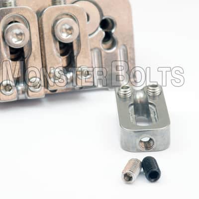 Black Intonation Adjustment Screws for VegaTrem VT1 Tremolo – Set of 6 (Screws Only) image 1