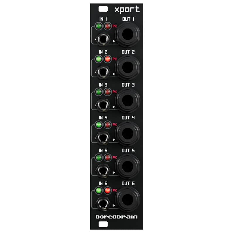 Boredbrain Xport 6-Channel Balanced Output Eurorack Module image 1