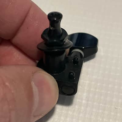 2000's Korean Era Ibanez S & RG Series Black Dual Pin Tuning Pegs Tuners 6 In LIne image 11