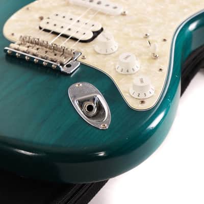 Fender Highway One Stratocaster Teal Green Transparent 2002 image 10