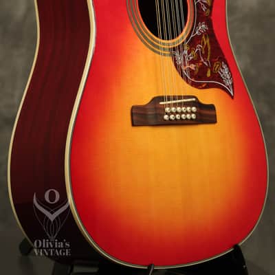 2006 Epiphone Hummingbird-12 string flattop acoustic Cherry Sunburst NEAR MINT!!! image 12