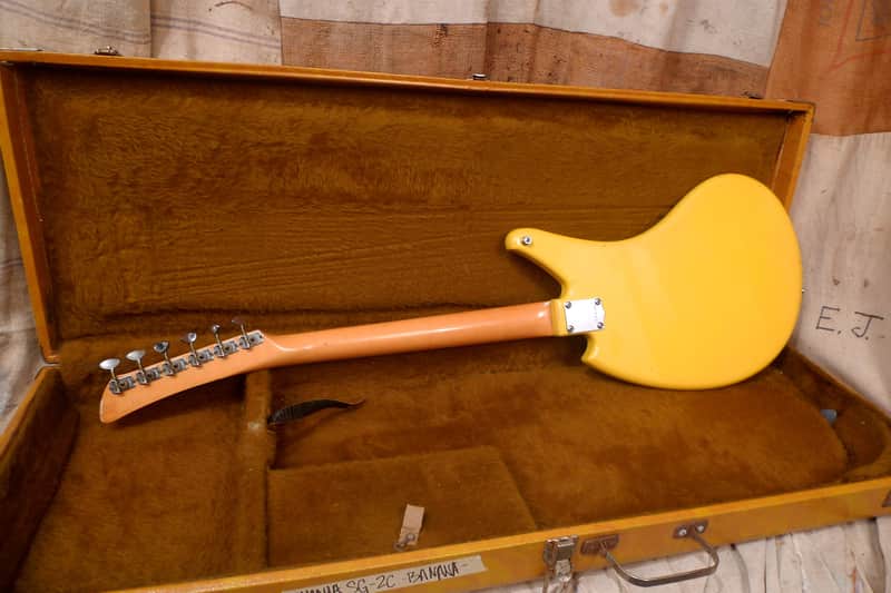 Yamaha SG2C Flying Banana 1960's Yellow | Reverb