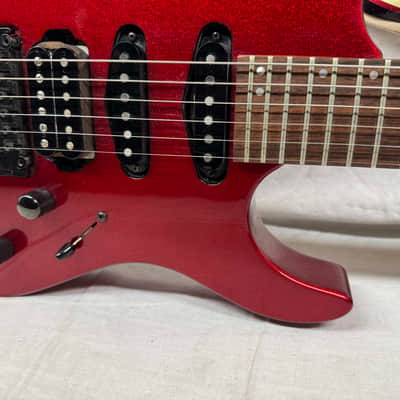 Hamer USA Centaura HSS Guitar with Reverse Headstock + Case - Metallic Candy Apple Red image 6