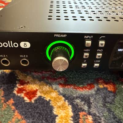 Universal Audio Apollo 8 QUAD Thunderbolt 2 Audio Interface 2010s - Black image 6