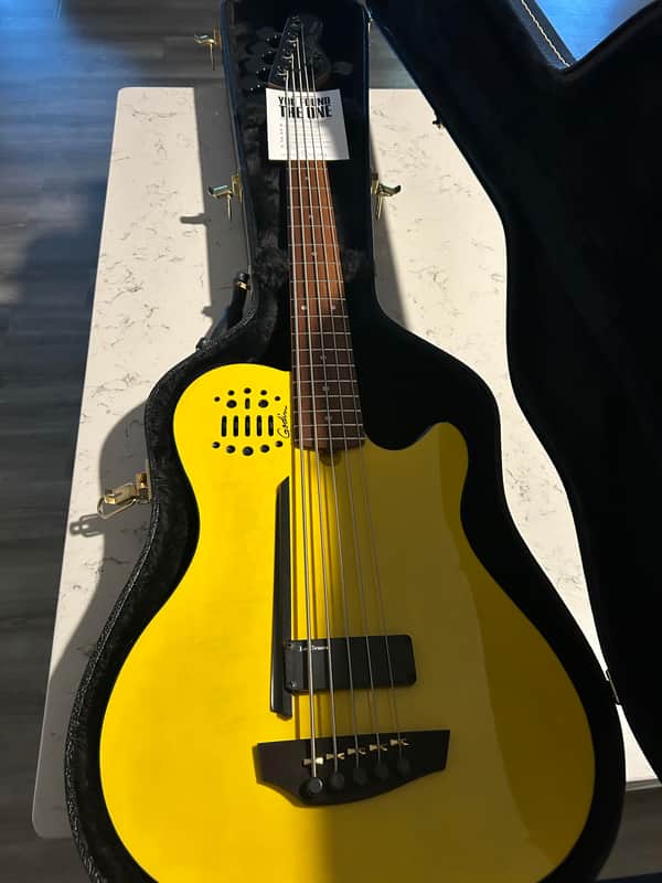 Rare Robert Trujillo Metallica Godin A5 Ultra SA Semi-Acoustic 5-String Bass image 1