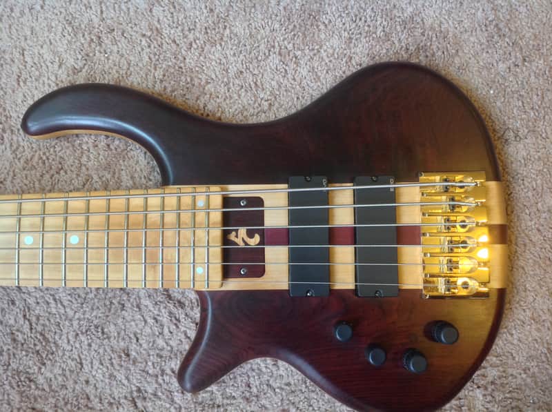Simonetti 6 String lefty Bass mid-2000 hand rubbed finish image 1