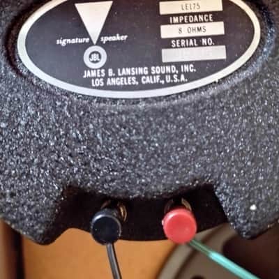 JBL 15 Horn D130 15 Inch Speaker LE 175 Driver With A Potato Masher Horn Crossover Is An N 1200 1960 TO 1975 Wood image 8