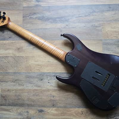 Ernie Ball Music Man JP-15 7 - Transparent Black Quilt image 14