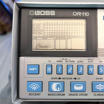 Boss DR-110 Dr. Rhythm 1980s - Silver image 2