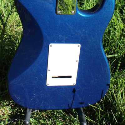 Aria Left Handed STG 2000s - Royal Blue Sparkle image 8