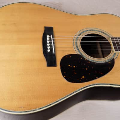 Suzuki Three S W-300 Acoustic Guitar MIJ 1977 Natural D-35 Style Vintage Japan w/ Hard Case image 5