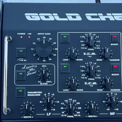 Legendary Audio Gold Channel "STEALTH" Mic Preamp Channel Strip! 1 of 1! image 2