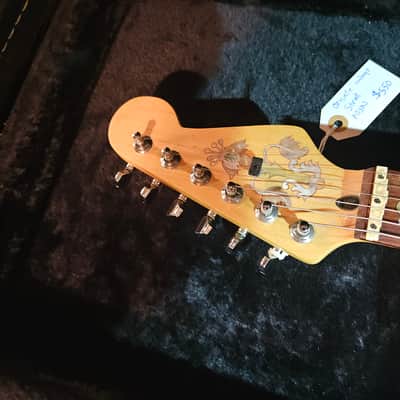 Ornate inlays  guitar, ash body Import image 5
