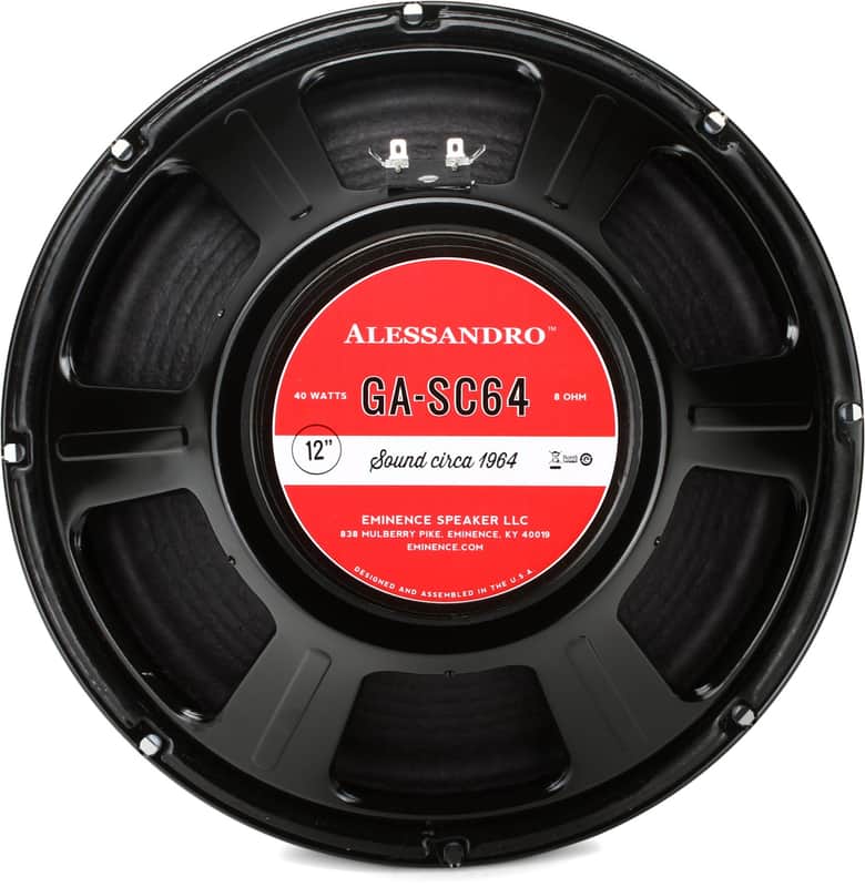 Eminence GA-SC64 Alesandro Signature 12-inch Replacement Guitar Amp Speaker - 8 ohm image 1