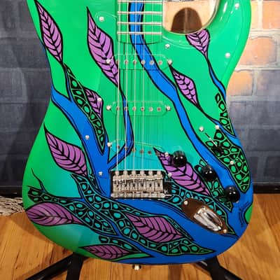 Fender Hand-Painted by Pamelina 2005 Custom Shop Masterbuilt Stratocaster Psychedelic w/ OHSC, CoA & Original Parts image 10