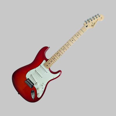 Fender Standard Stratocaster Plus Top with Maple Fretboard - 2015 - Cherry Burst image 1