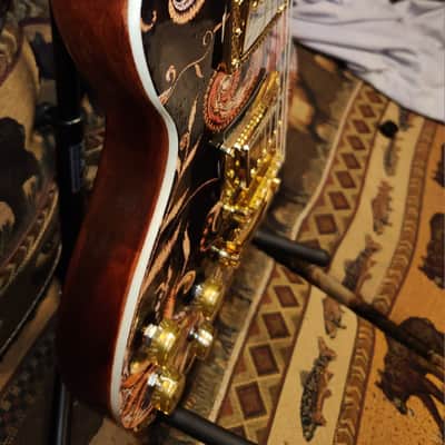 LP Style Left Handed Guitar Premium Parts and Electronics image 8