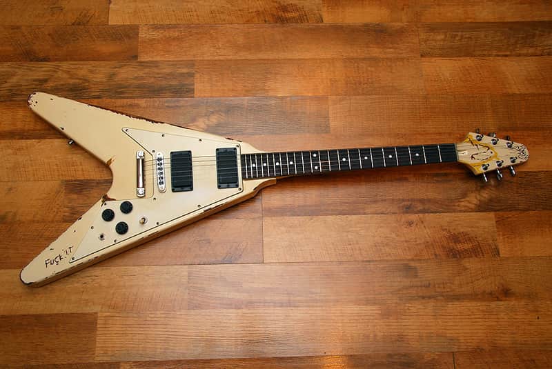 Iconic ELECTRA V shape vintage guitar - Metallica James Hetfield Gibson copy image 1