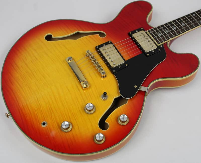 2000 Samick SAT-650 Kingston Classic Semi-Hollow Electric | Reverb
