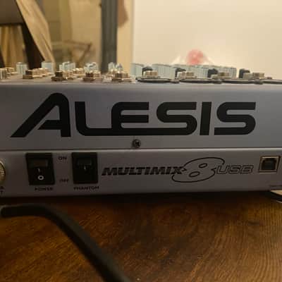 Alesis MultiMix 8 USB 8-Channel Mixer 2000s - White/Silver image 4
