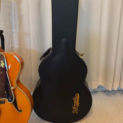 D'Angelico Excel Series Style B Throwback Hollowbody Electric Guitar with USA Seymour Duncan Floating Mini Humbucker Vintage Natural - Vintage Natural image 20