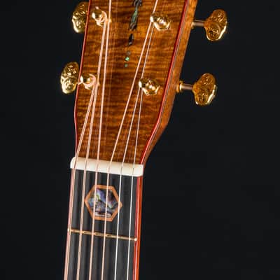 Huss and Dalton D-45 Premium Figured Koa with Paua Pearl Custom NEW image 12