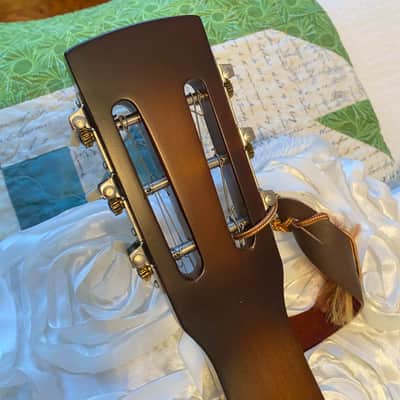 Dobro Square Neck Resonator Lapsteel 1993 - Sunburst image 20